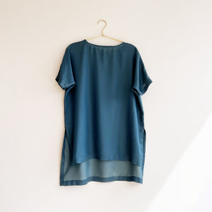 Tip Top 2.0 – in Aquamarine Light Botanical Silk