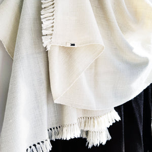 Shawl – Sunrise in Regenerative Handloom Merino Wool